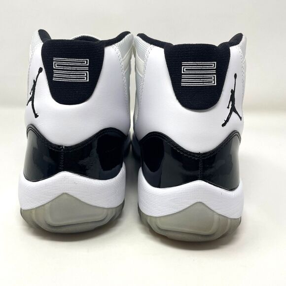 Nike Air Jordan 11 Concord Mens 11 Black Patent Leather Iconic Sneakers 2011 EUC - Picture 8 of 13